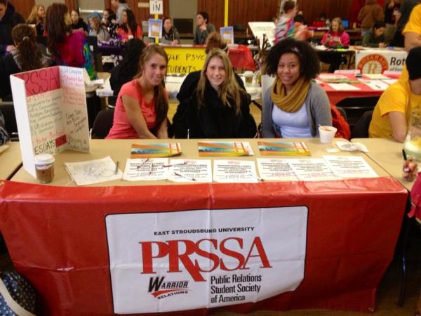 PRSSA at ESU Club Fair