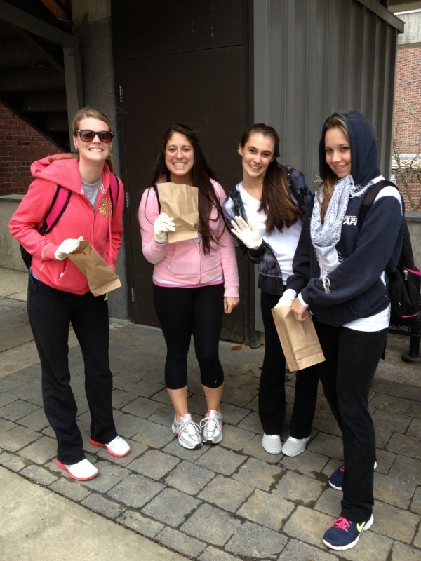 PRSSA Eboard at 2013 Kick Butts on campus